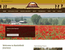 Tablet Screenshot of battlefields.co.uk